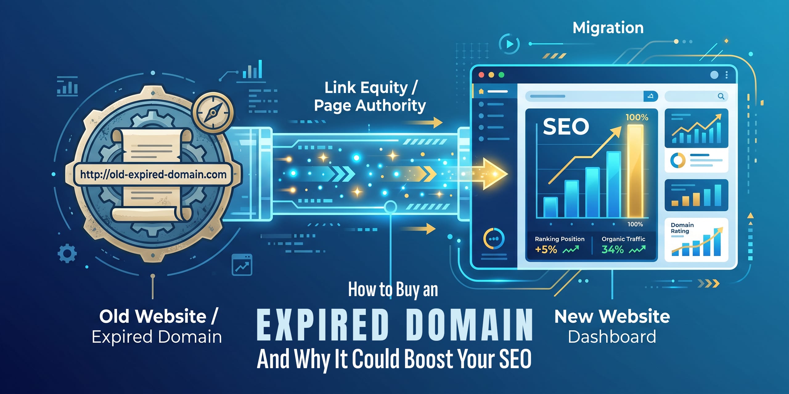 How to buy expired domains and use them to improve SEO rankings in 2026, step by step